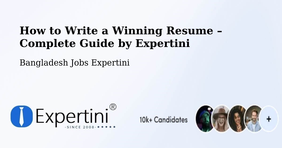 Resume Writing Guide for Job Seekers – Dohār - Dohār, Bangladesh Jobs Expertini